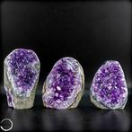 Exclusief amethist-drusen-set met intensieve