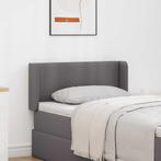 vidaXL Hoofdbord Oren 2 pcs Grijs 40 x 16 x 5 cm Kunstleer, Huis en Inrichting, Slaapkamer | Bedden, Verzenden, Nieuw