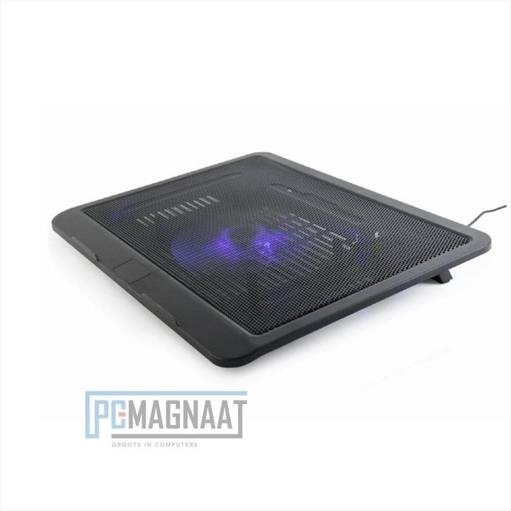 Gembird NBS-1F15-04 laptop koeler stand max 15,6 inch, Computers en Software, Computerkoelers, Nieuw, Ophalen of Verzenden