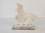 Beeld, Beeld paard - 13.3 cm - Onyx, Antiek en Kunst