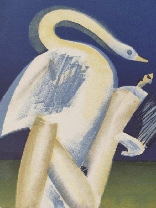 Arne Haugen Sørensen (1932) - Leda og svanen, Antiek en Kunst, Antiek | Overige Antiek
