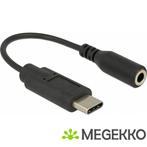 Delock 65842 Audioadapter USB Type-C male > Stereojack, Computers en Software, Verzenden, Nieuw