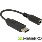 Delock 65842 Audioadapter USB Type-C male > Stereojack, Verzenden, Nieuw