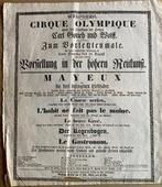 Carl Gotieh und Wolff - Cirque Olympique - Zirkusplakat