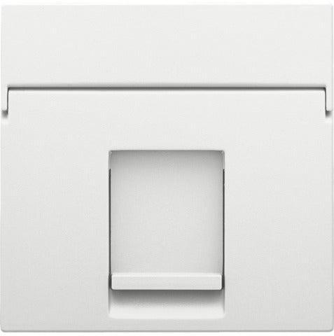 Niko RJ45 Port Unique Plaque Centrale Blanche - 154-65100, Doe-het-zelf en Bouw, Elektriciteit en Kabels, Verzenden