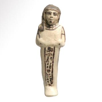 Égypte ancienne, Nouvel Empire Faience Oushabti de