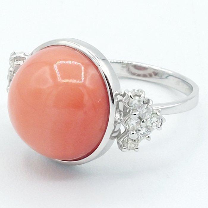 Ring - 14 karaat Witgoud, Handtassen en Accessoires, Ringen