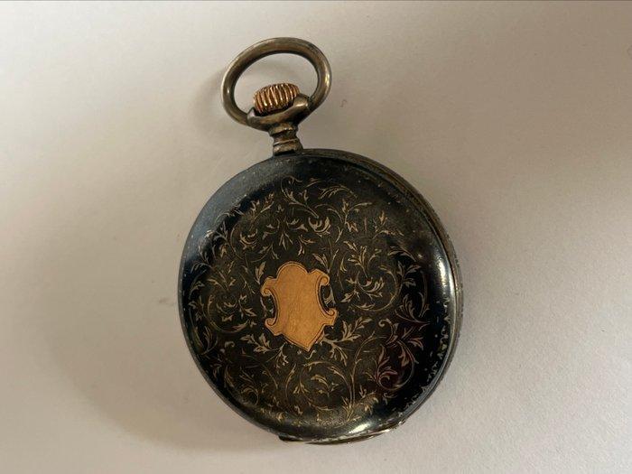 Montre de poche - longines - Antique - Argent 800 -, Antiquités & Art, Antiquités | Horloges