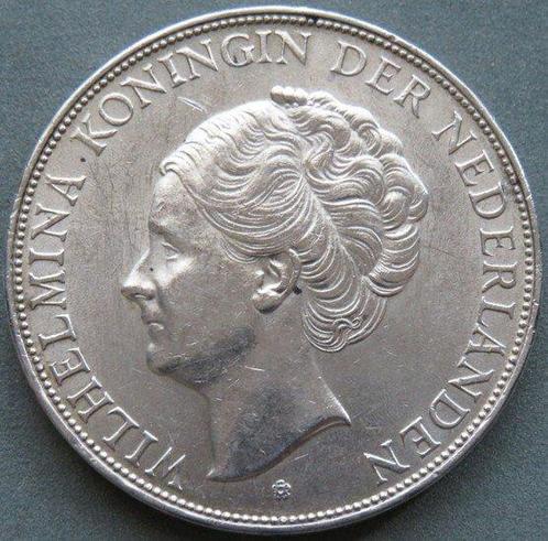 Nederland. Wilhelmina. 2 1/2 Gulden 1940 (Zonder, Postzegels en Munten, Munten | Nederland