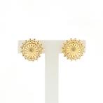Vintage gouden oorclips (oorbellen, klassiek, 585), Ophalen of Verzenden, Gebruikt, Overige kleuren, Goud