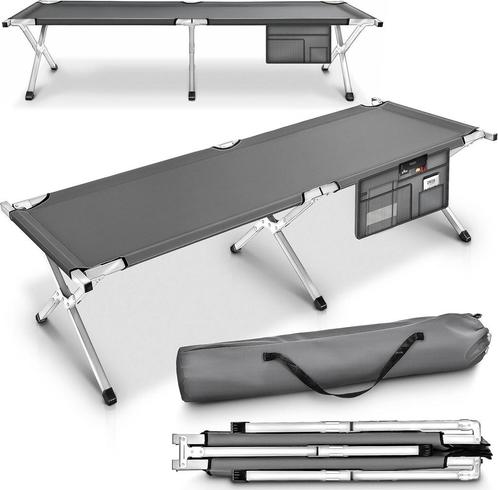 Tresko Extra groot veldbed met metalen frame, 210 x 72 x 45, Huis en Inrichting, Woonaccessoires | Overige, Verzenden