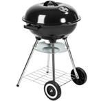 tectake Kogelbarbecue met wielen Ø 41,5cm - zwart, Verzenden, Nieuw