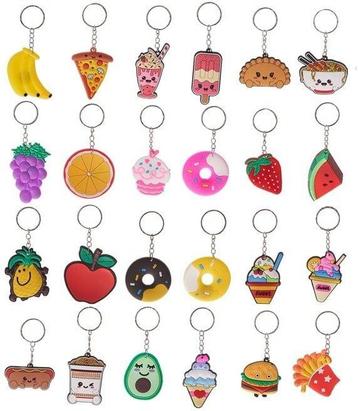 WL Fobz Food Rubberen Sleutelhanger-Willekeurig (Diversen) beschikbaar voor biedingen