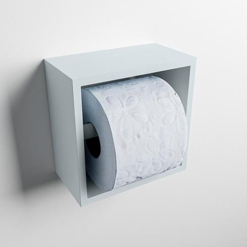 MONDIAZ Easy Toiletrolhouder CUBE 160 solid surface, Doe-het-zelf en Bouw, Sanitair, Overige typen, Nieuw, Ophalen of Verzenden
