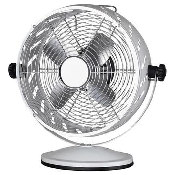Tafelventilator - diameter 20 cm - wit - metaal beschikbaar voor biedingen