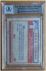 Hulk Hogan – 1985 Topps WWF #1 Trading Card – Beckett, Nieuw