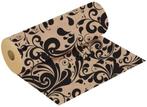 Bloemenpapier cadeaupapierkraftpapier swish zwart natural, Nieuw