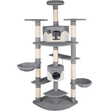 tectake Krabpaal Fippi 201cm - grijs/wit beschikbaar voor biedingen