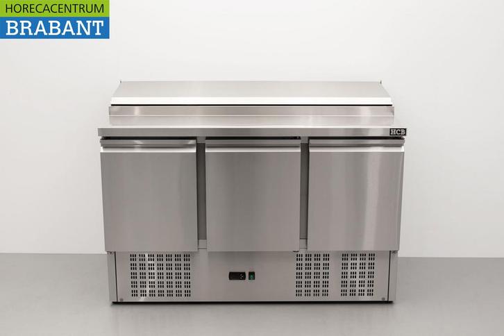 HCB inox Saladette Saladiere Etabli réfrigéré 136,5 cm 230V, Zakelijke goederen, Horeca | Keukenapparatuur, Verzenden