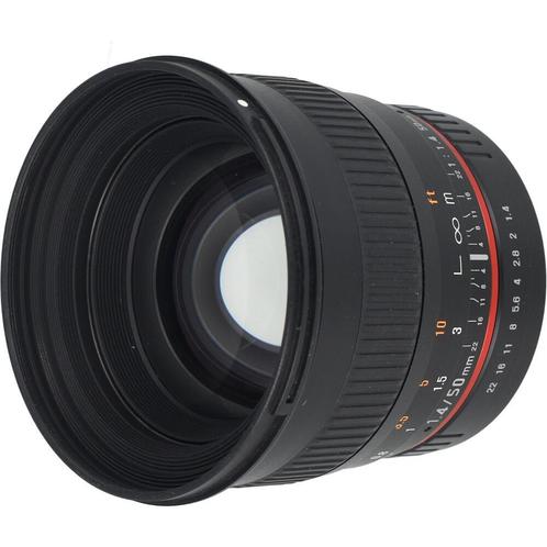 Samyang 50mm F/1.4 AS UMC Canon occasion, Audio, Tv en Foto, Foto | Lenzen en Objectieven, Zo goed als nieuw, Verzenden