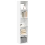 vidaXL Boekenkast 40x30x189 cm bewerkt hout wit, Verzenden, Nieuw