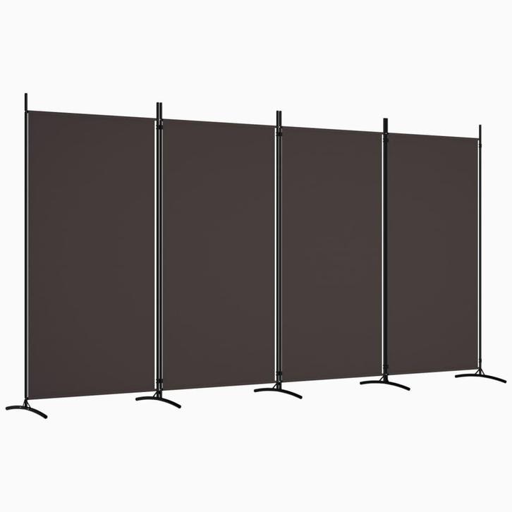 Bruin Kamerscherm | Inklapbaar | Retour Deal -35%, Huis en Inrichting, Woonaccessoires | Kamerschermen, Nieuw, Verzenden