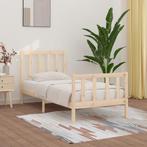vidaXL Bedframe massief hout 90x200 cm, Huis en Inrichting, Slaapkamer | Bedden, Verzenden, Nieuw