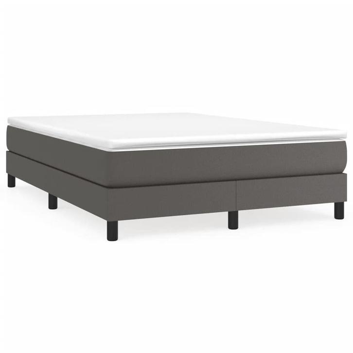 Grijs Bedframe 140x200 | OP = OP | 40% Korting!, Huis en Inrichting, Slaapkamer | Bedden, 140 cm, 200 cm, Grijs, Nieuw, Overige materialen