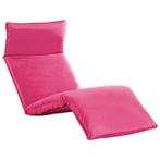 Ligstoel Roze Inklapbaar | Retour Deal | 65% Korting, Tuin en Terras, Ligbedden, Verzenden, Nieuw, Textileen