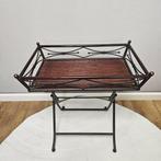 Table dappoint - Plateau de service pliable - Fer, The, Antiquités & Art