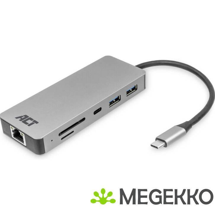 ACT USB-C 4K docking station voor 1 HDMI monitor, Computers en Software, Overige Computers en Software, Nieuw, Verzenden