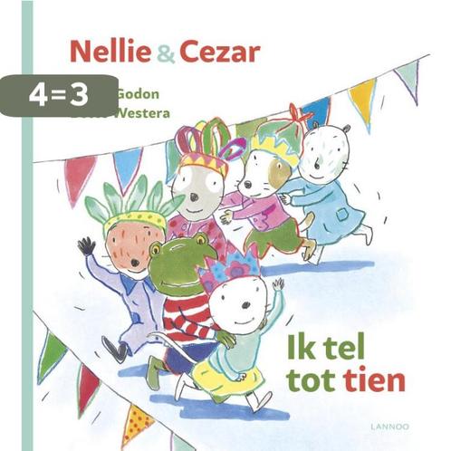 Ik tel tot tien / Nellie & Cezar 9789401446815 Ingrid Godon, Boeken, Kinderboeken | Baby's en Peuters, Gelezen, Verzenden