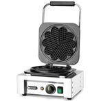 Wafelijzer | Enkel | Hartvormige Wafels | 50°C/300°C |, Verzenden, Nieuw in verpakking