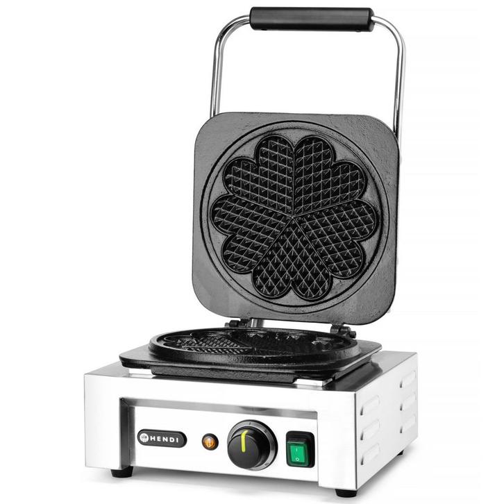 Wafelijzer | Enkel | Hartvormige Wafels | 50°C/300°C |, Zakelijke goederen, Horeca | Keukenapparatuur, Nieuw in verpakking, Verzenden