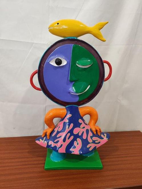 Ripollés (1932) - Figure -  La Reina Del Pez - Résine, Antiek en Kunst, Antiek | Overige Antiek