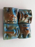 Salvatore Alibrio - Four faces - cangiant, Antiek en Kunst