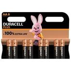 Duracell batterij alk plus aa 8x, Nieuw