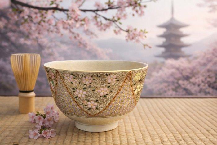 Chawan - Kinrande Or Décoration et Motif Floral - Céramique, Antiquités & Art, Antiquités | Autres Antiquités