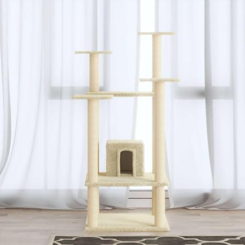 vidaXL Kattenkrabpaal met sisal krabpalen 110 cm, Dieren en Toebehoren, Katten-accessoires, Nieuw, Verzenden