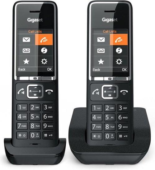 Gigaset DECT telefoon met 2 handsets COMFORT 550 Duo - co..., Télécoms, Téléphones fixes | Combinés & sans fil, Envoi