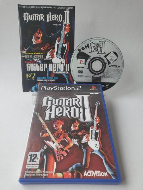 Guitar Hero II Playstation 2, Games en Spelcomputers, Games | Sony PlayStation 2, Zo goed als nieuw, Ophalen of Verzenden