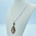 Zonder minimumprijs - Halsketting - 18 karaat Zilver, Geel, Handtassen en Accessoires, Nieuw