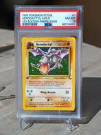 Pokémon - 1 Graded card - Aerodactyl first edition