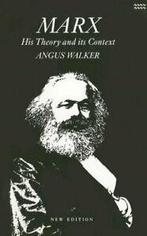 Marx: His Theory and Its Context By Angus Walker, Angus Walker, Verzenden