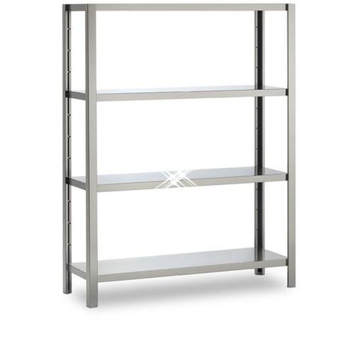 Rvs stelling 4 hoog 1300x500x1800 mm, Zakelijke goederen, Horeca | Meubilair en Inrichting, Nieuw in verpakking, Verzenden