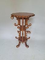 Bijzettafel - Hout - Piedestal plantentafel, Antiek en Kunst