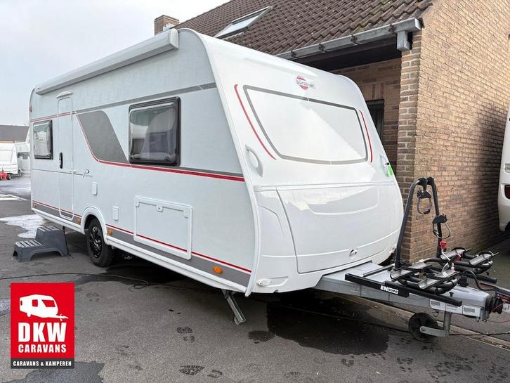 BURSTNER Premio 460 TS, Caravans en Kamperen, Caravans, 1000 - 1250 kg, Fietsenrek, Kachel, Koelkast, Mover, Ringverwarming, Serviceluik