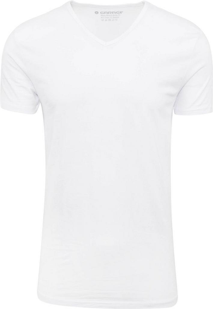 Garage Stretch Basic Wit V-Hals maat Maat 52/54 (L) Heren, Kleding | Heren, T-shirts, Wit, Nieuw, Maat 52/54 (L), Verzenden