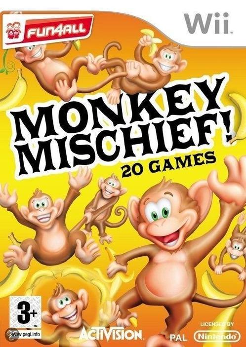 Monkey Mischief (Nintendo Wii tweedehands game), Games en Spelcomputers, Spelcomputers | Nintendo Wii, Ophalen of Verzenden