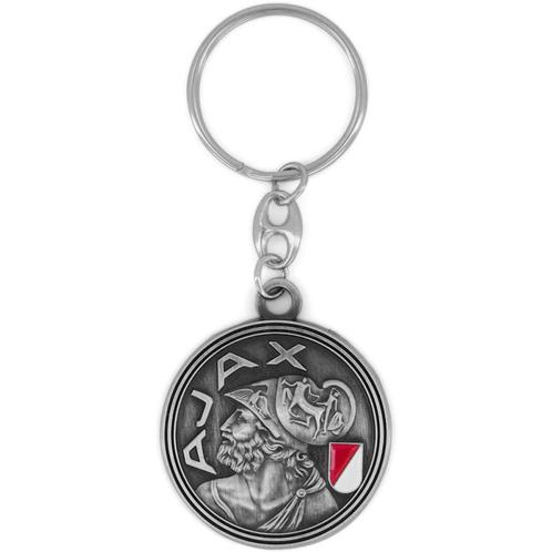 Ajax Sleutelhanger Rood Wit Oud Logo, Sport en Fitness, Voetbal, Overige typen, Nieuw, Verzenden